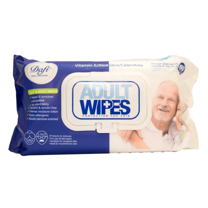 دستمال مرطوب دافی مدل Adult Wipes